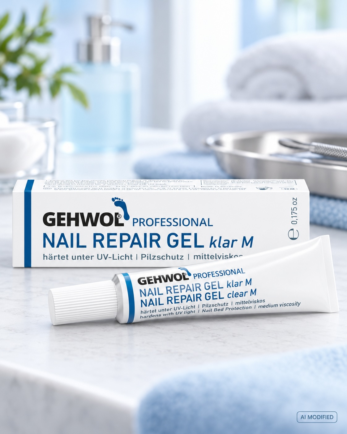 GEHWOL Nail repair Gel klar M, mittelviskos 5 ml Tube