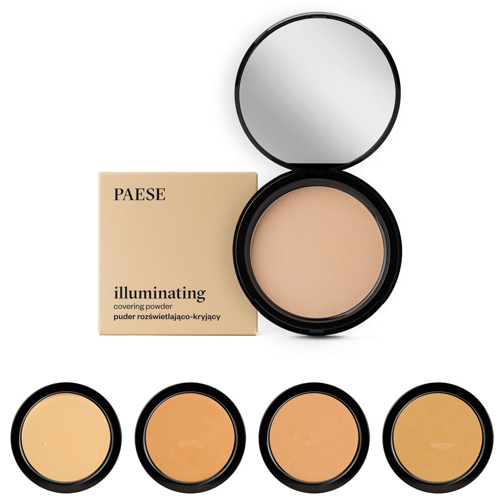 PAESE Illuminating Covering Powder 9 g golden beige PAESE Illuminating Covering Powder 9 g golden beige