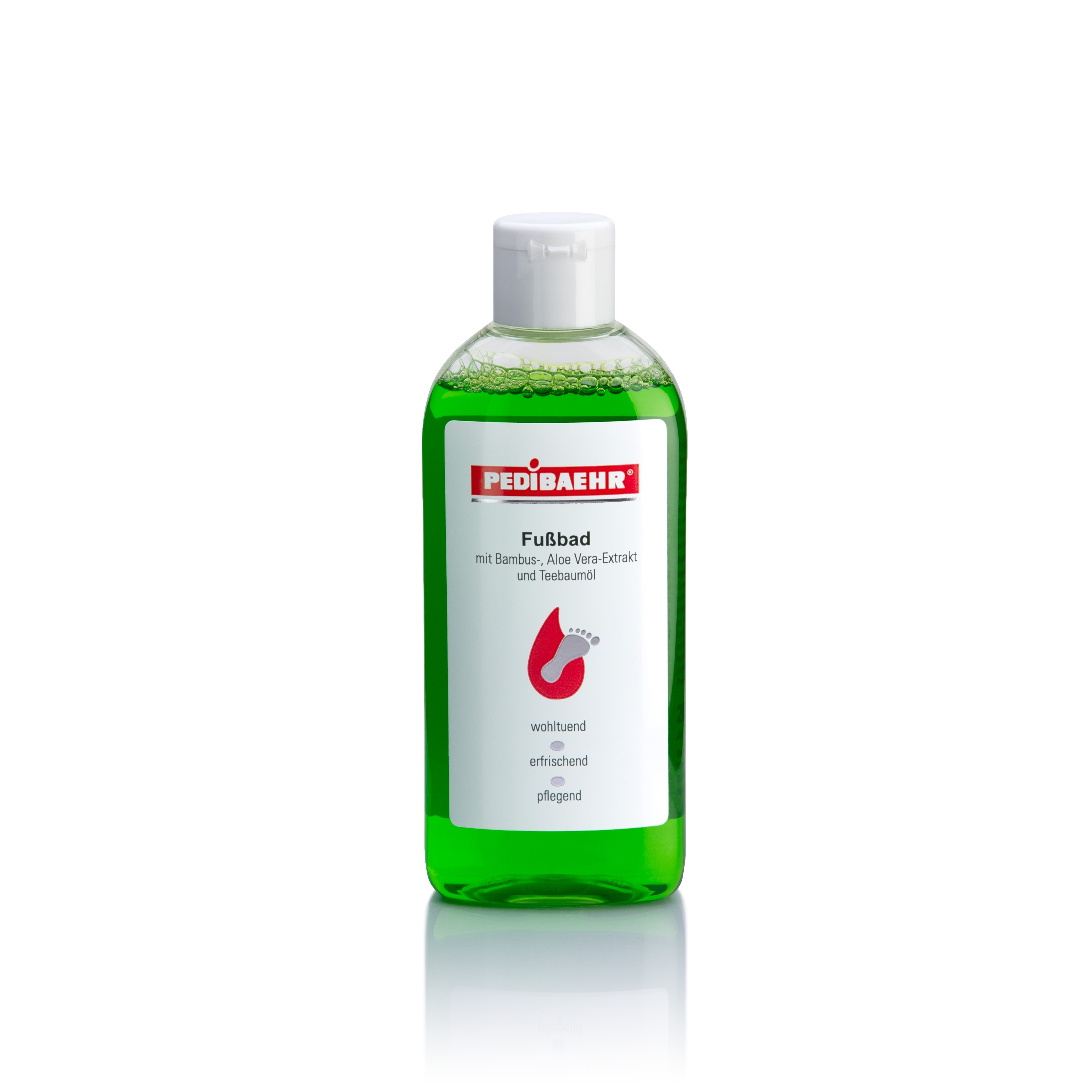 PEDIBAEHR Fußbad mit Bambus, AloeVera-Extrakt und Teebaumöl  200 ml PEDIBAEHR Fußbad mit Bambus, AloeVera-Extrakt und Teebaumöl  200 ml