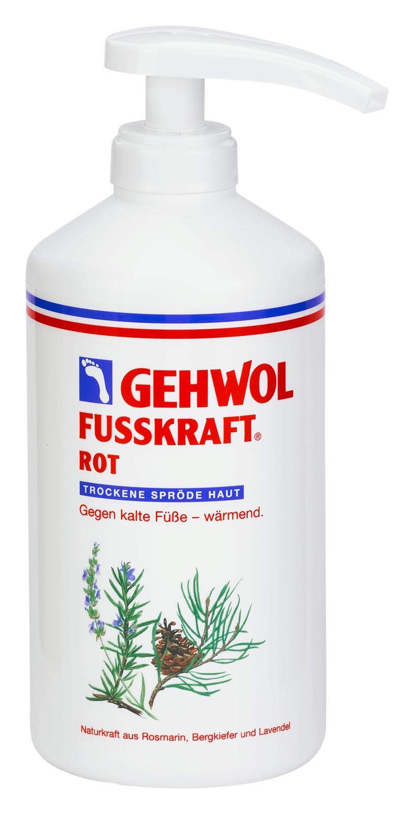 GEHWOL FUSSKRAFT ROT für Trockene Haut 500 ml Dose mit Spender GEHWOL FUSSKRAFT ROT für Trockene Haut 500 ml Dose mit Spender