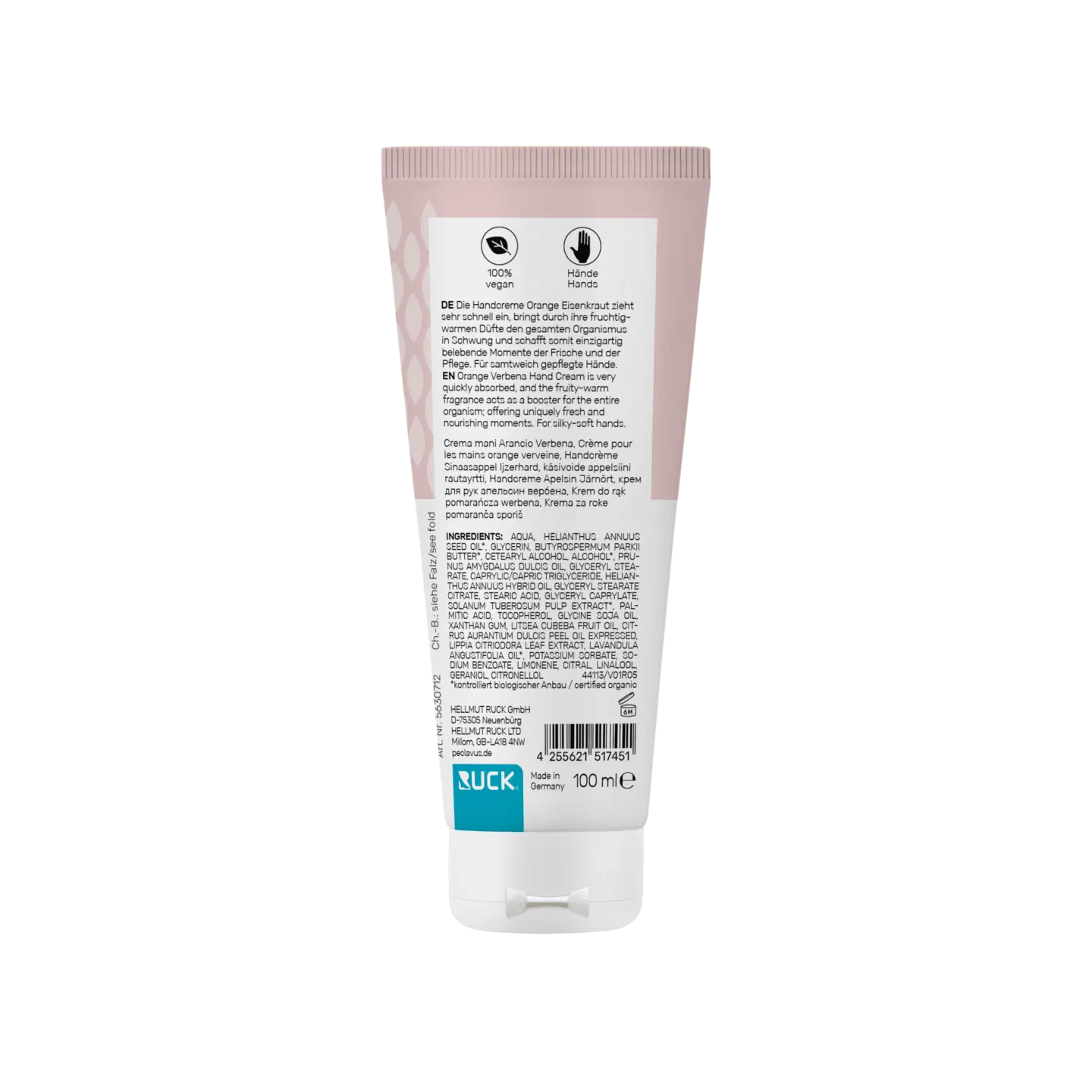 PECLAVUS Hand Handcreme Orange Eisenkraut 100 ml | Pflegen