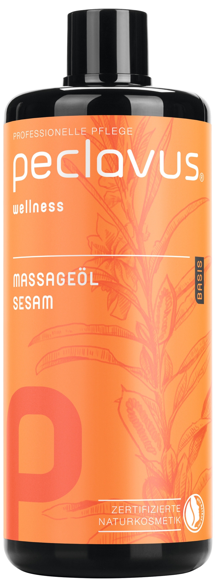 PECLAVUS Massageöl Sesam 500 ml | Basis PECLAVUS Massageöl Sesam 500 ml | Basis