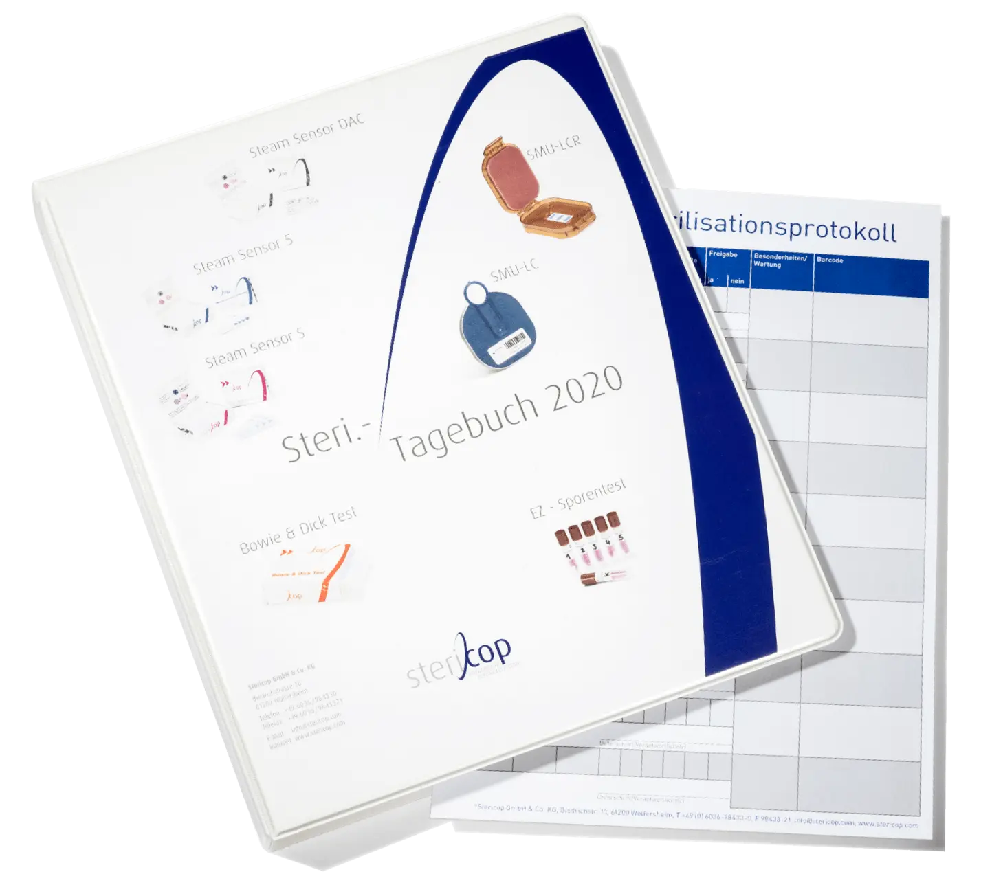 SteriCop Formblätter-Ergänzungspack für das Sterilisationstagebuch 50 Stück SteriCop Formblätter-Ergänzungspack für das Sterilisationstagebuch 50 Stück
