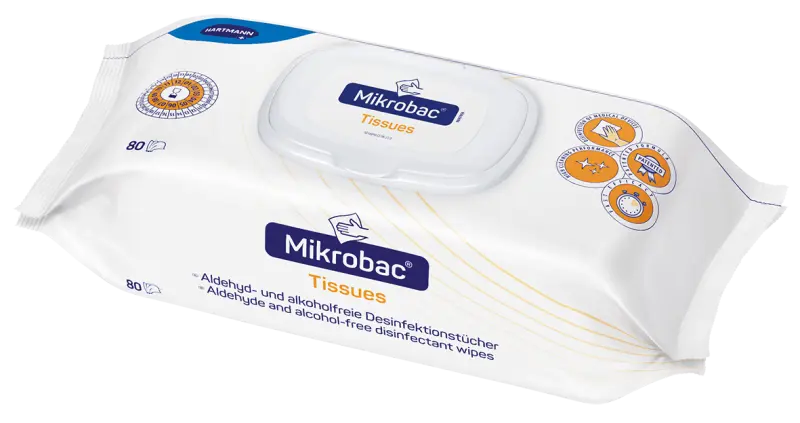BODE Mikrobac Tissues Flächendesinfektionstücher | 80 Stück