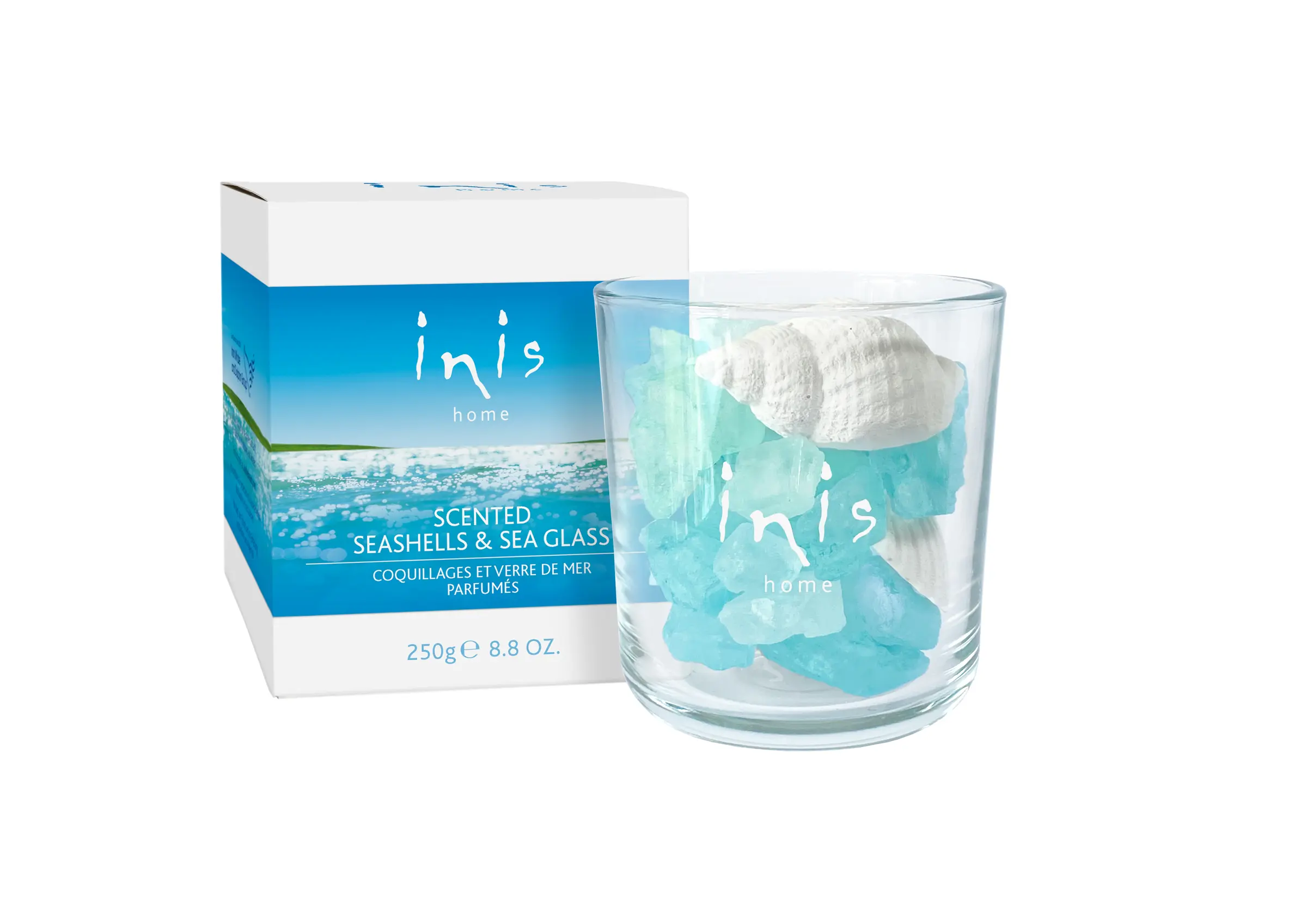 NEU! Inis Home Duftende Muscheln & Meerglas 250 g