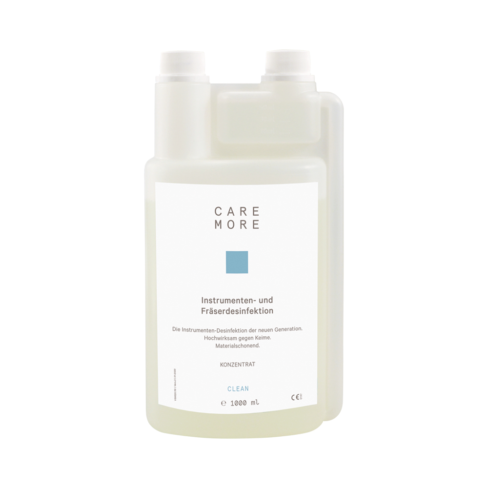 CARE MORE Instrumenten- und Fräserdesinfektion 1 Liter CARE MORE Instrumenten- und Fräserdesinfektion 1 Liter