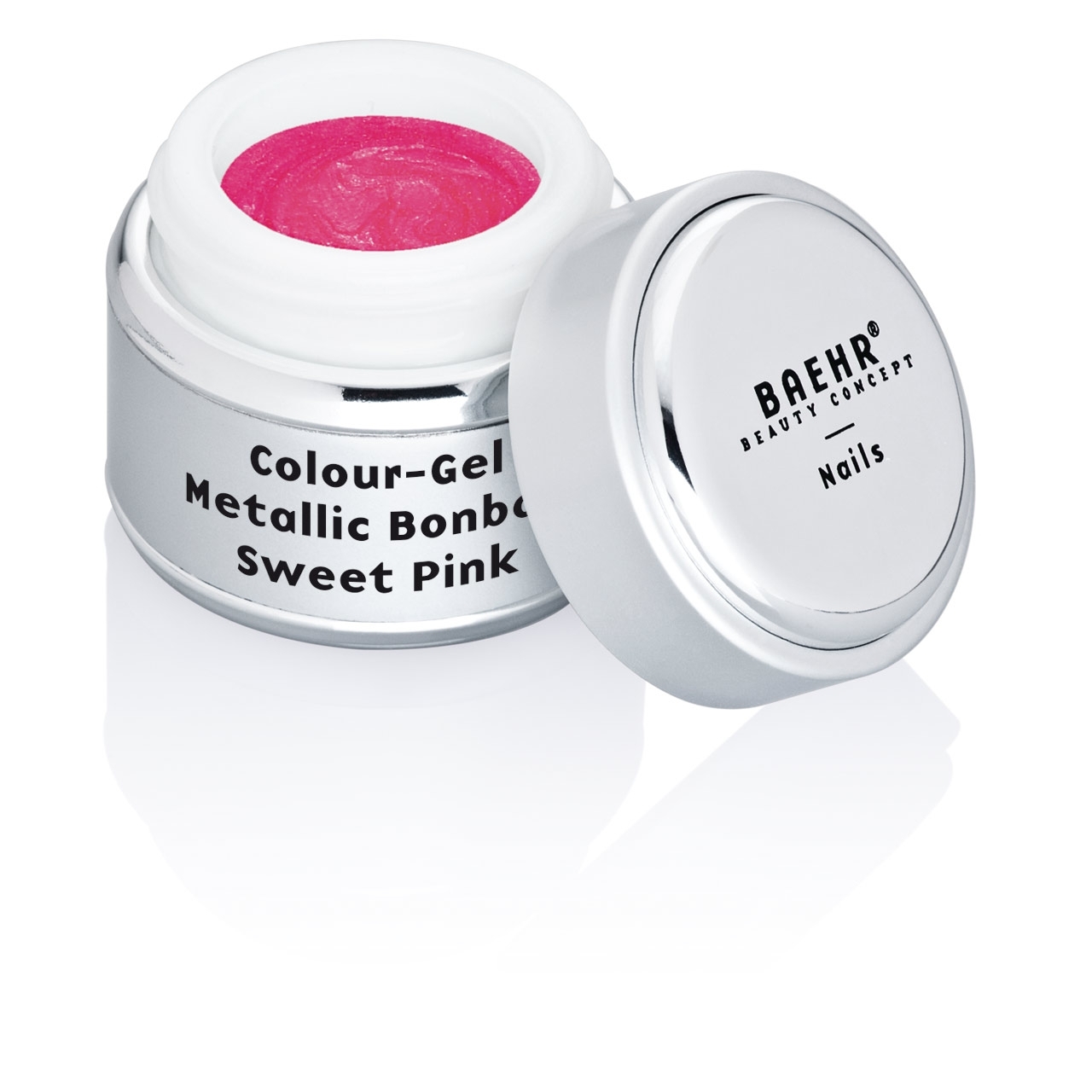 BAEHR BEAUTY CONCEPT - NAILS Colour-Gel Metallic Bonbon Dark Pink 5 ml
